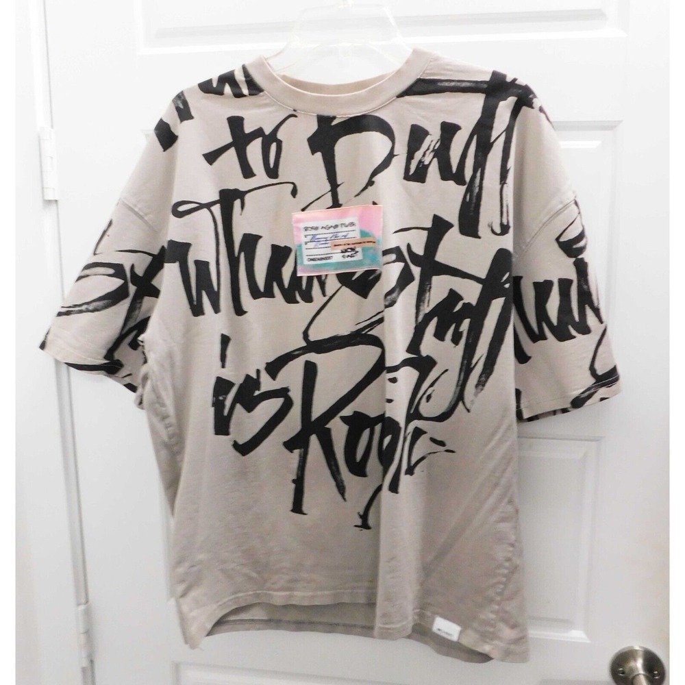 Machinist one nine 87 Men Beige T-Shirt Born Again Forever‎ Sz M